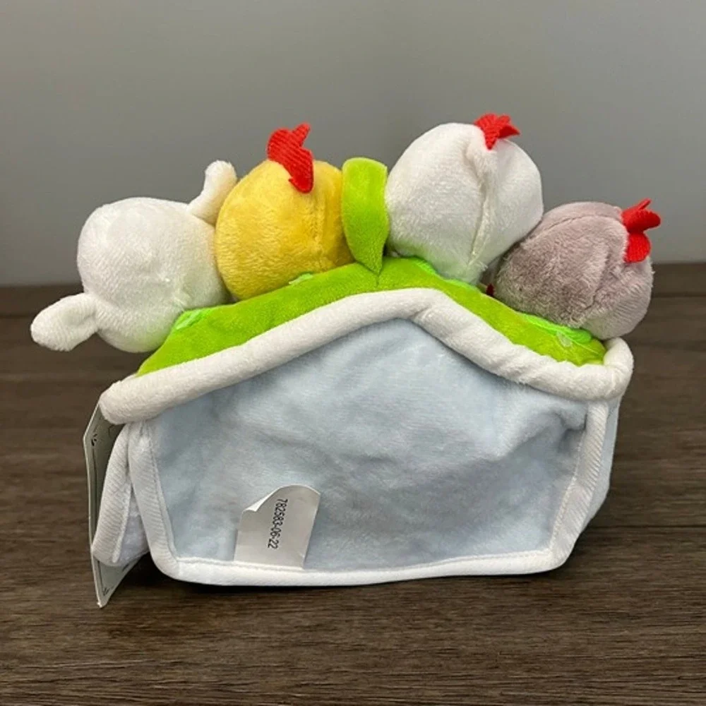 Red Shed Home & Gifts Farm Animal Plush‎ Barn Set Cat Sheep Chickens NWT